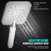 5 Functions Handheld Shower Head Set- 5 in 1 Multi-functional High Pressure Shower Head+ 9 Inches Big Top Overhead Showerhead Rotatable Rainfall Shower Head  5 Spray Patterns+ 360° Rotatable Joint - B0793PGM8D